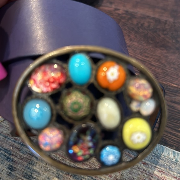 Etro Belt opals gemstone made in Italy - Picture 3 of 4